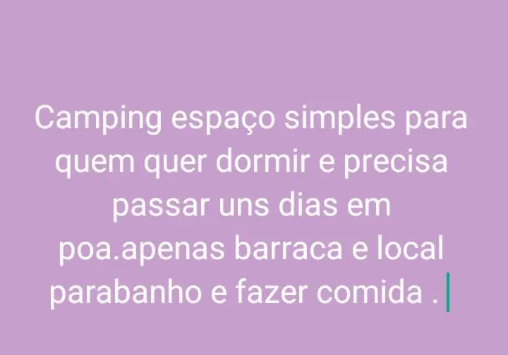 Campsite Camping Nosso Lar Porto Alegre Brazil